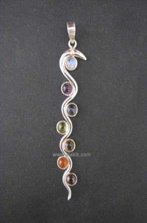 Chakra 925 silver pendant
